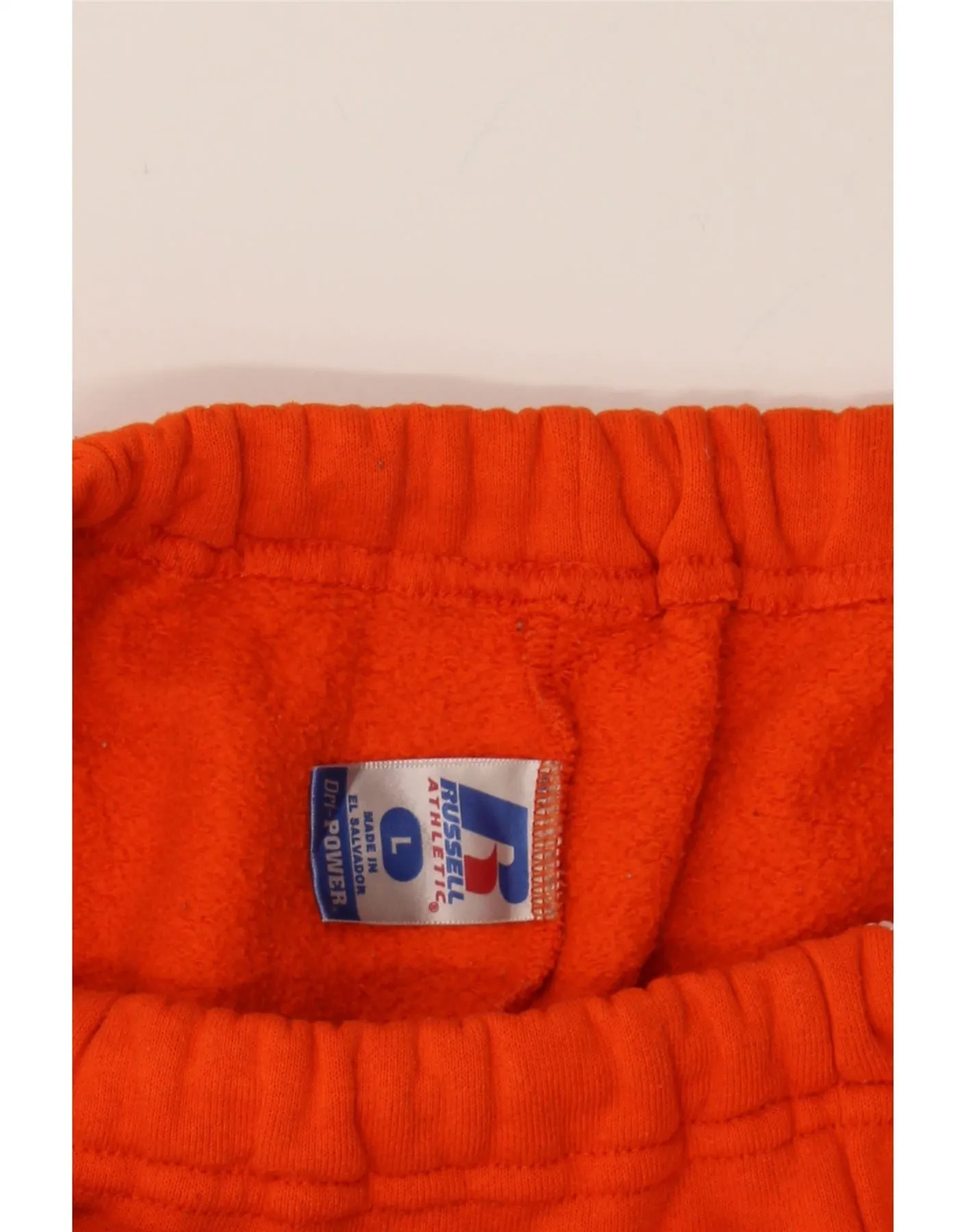RUSSELL ATHLETIC Womens Tracksuit Trousers Joggers UK 14 Large  Orange