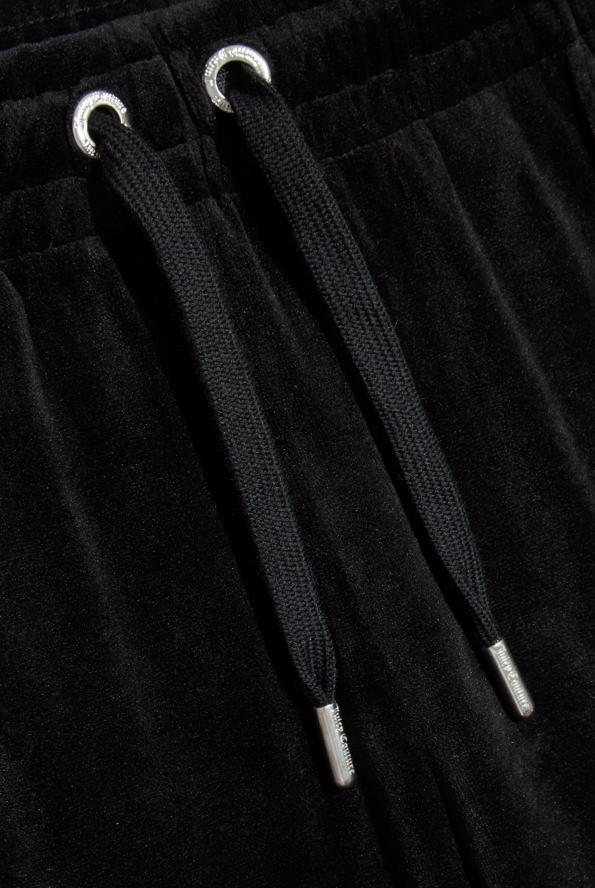 'SAGITTARIUS' BLACK VELOUR DIAMANTÉ TRACKSUIT BOTTOM