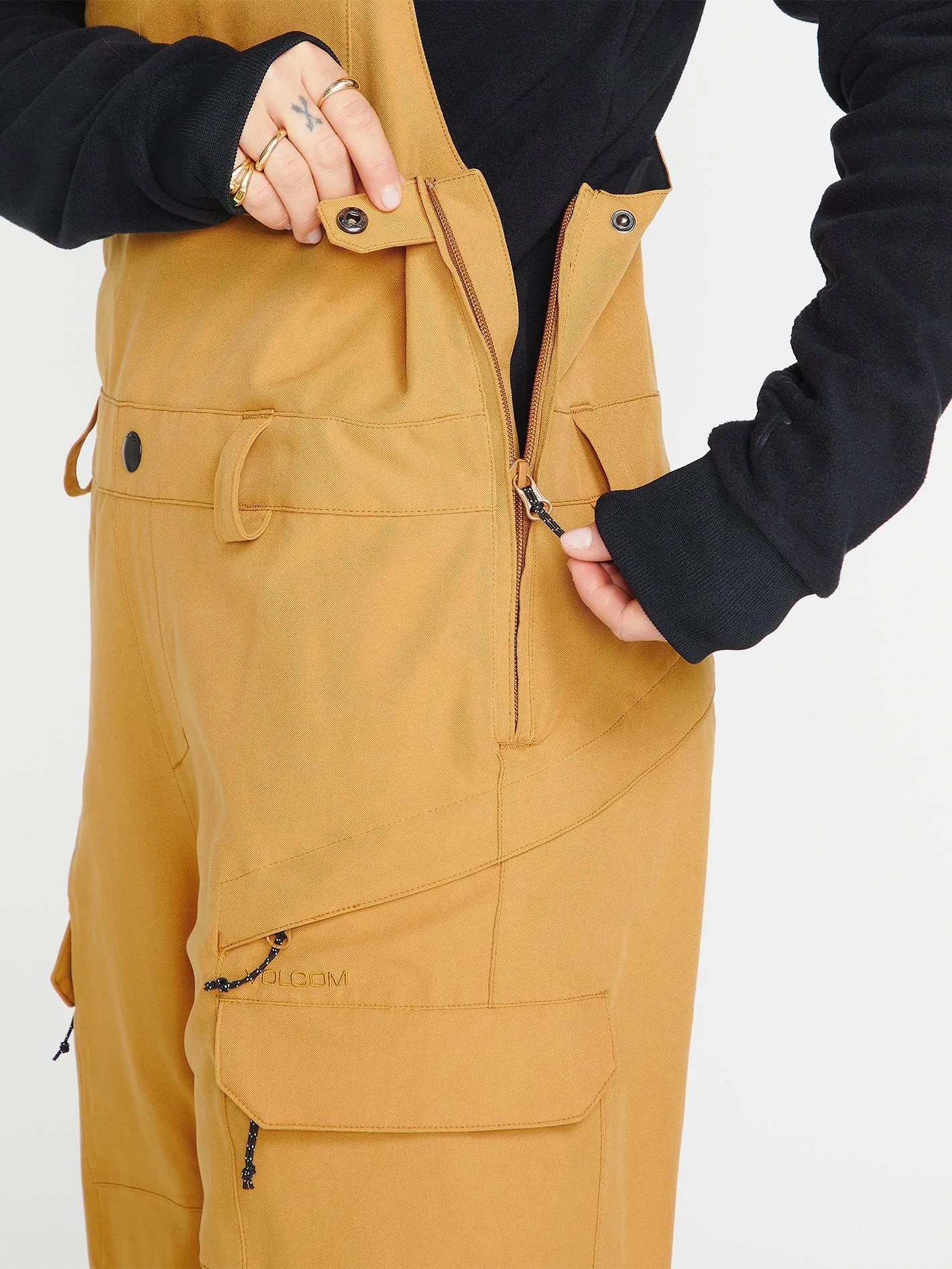 Salopette de snow Creston 3D Stretch - Caramel