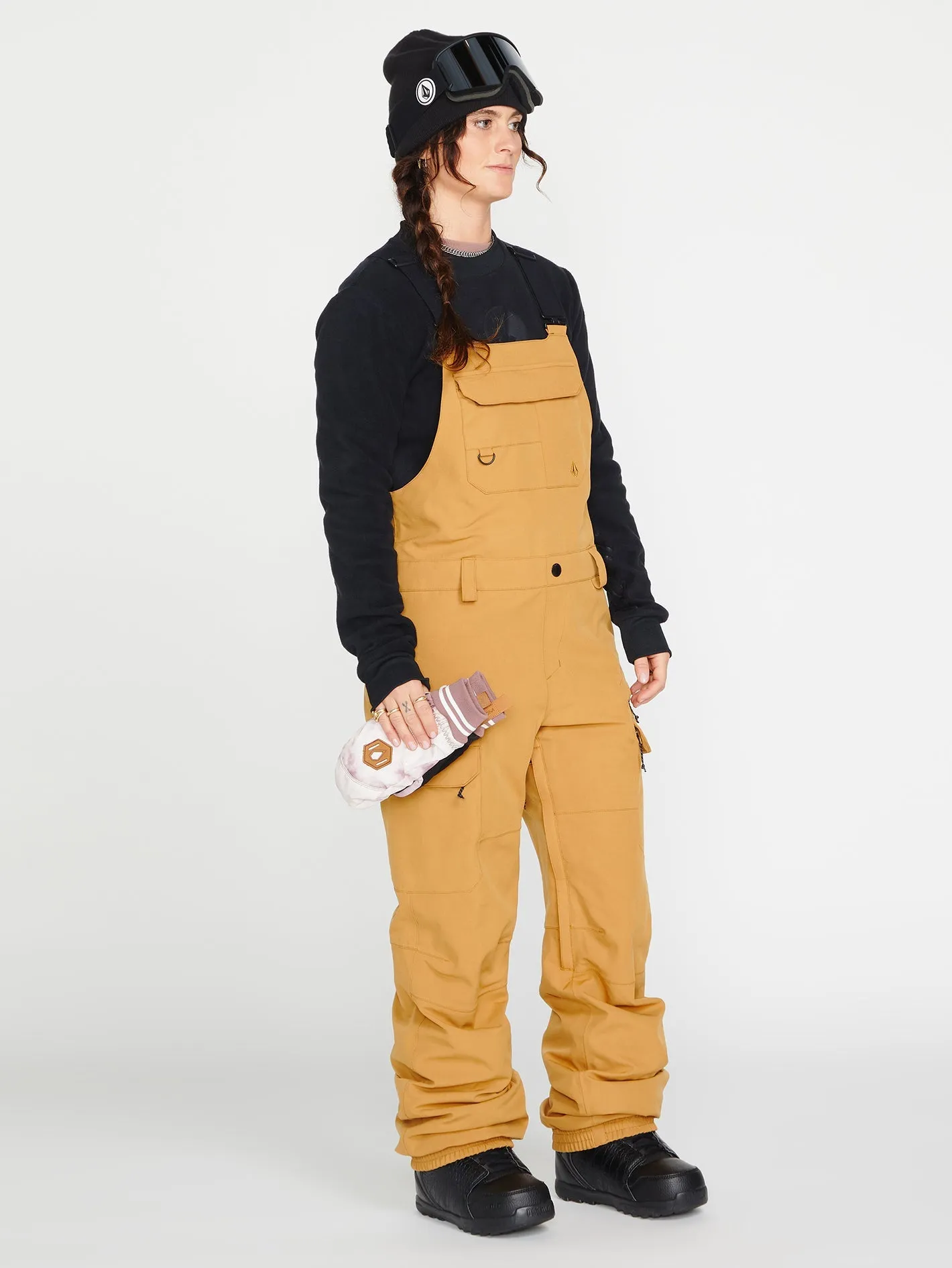 Salopette de snow Creston 3D Stretch - Caramel