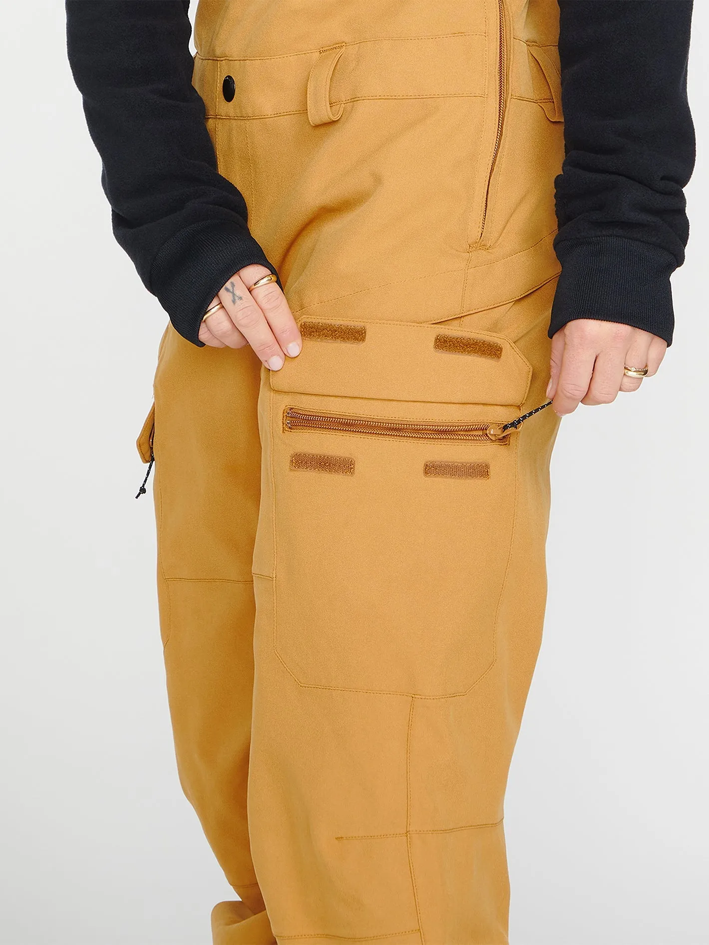 Salopette de snow Creston 3D Stretch - Caramel