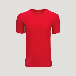 Scarlet Red V-Neck