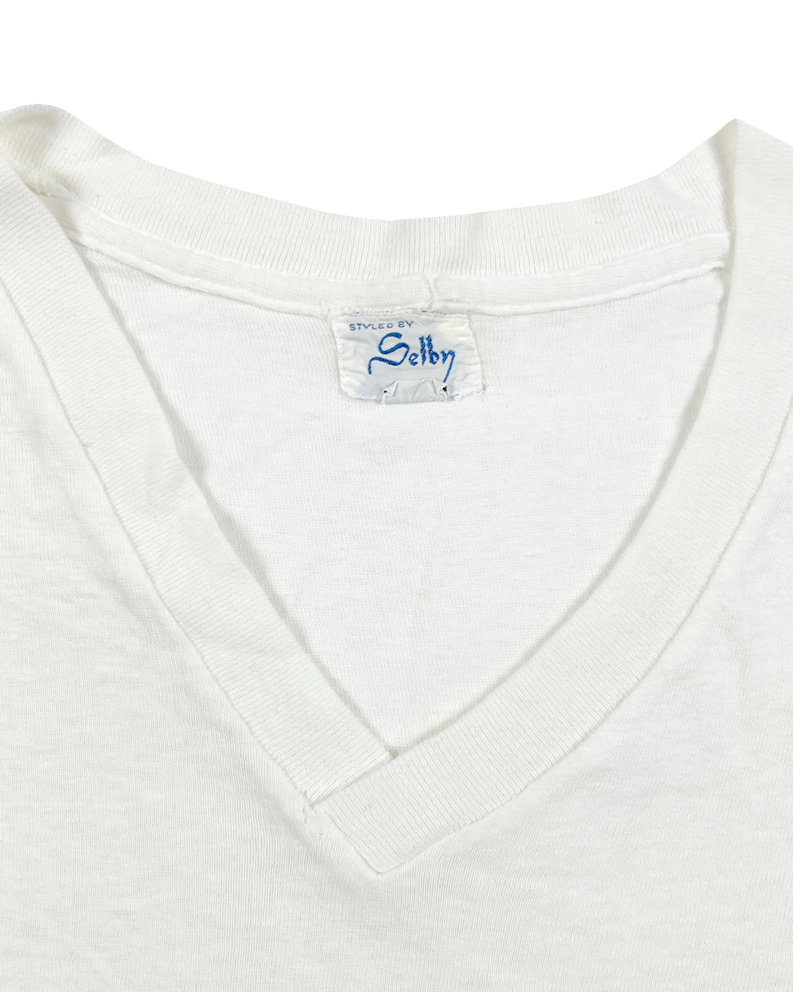Selby Blank White V-Neck T-Shirt