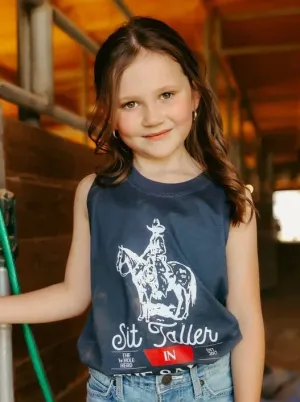 Sit Taller Girl's Western Tank Top