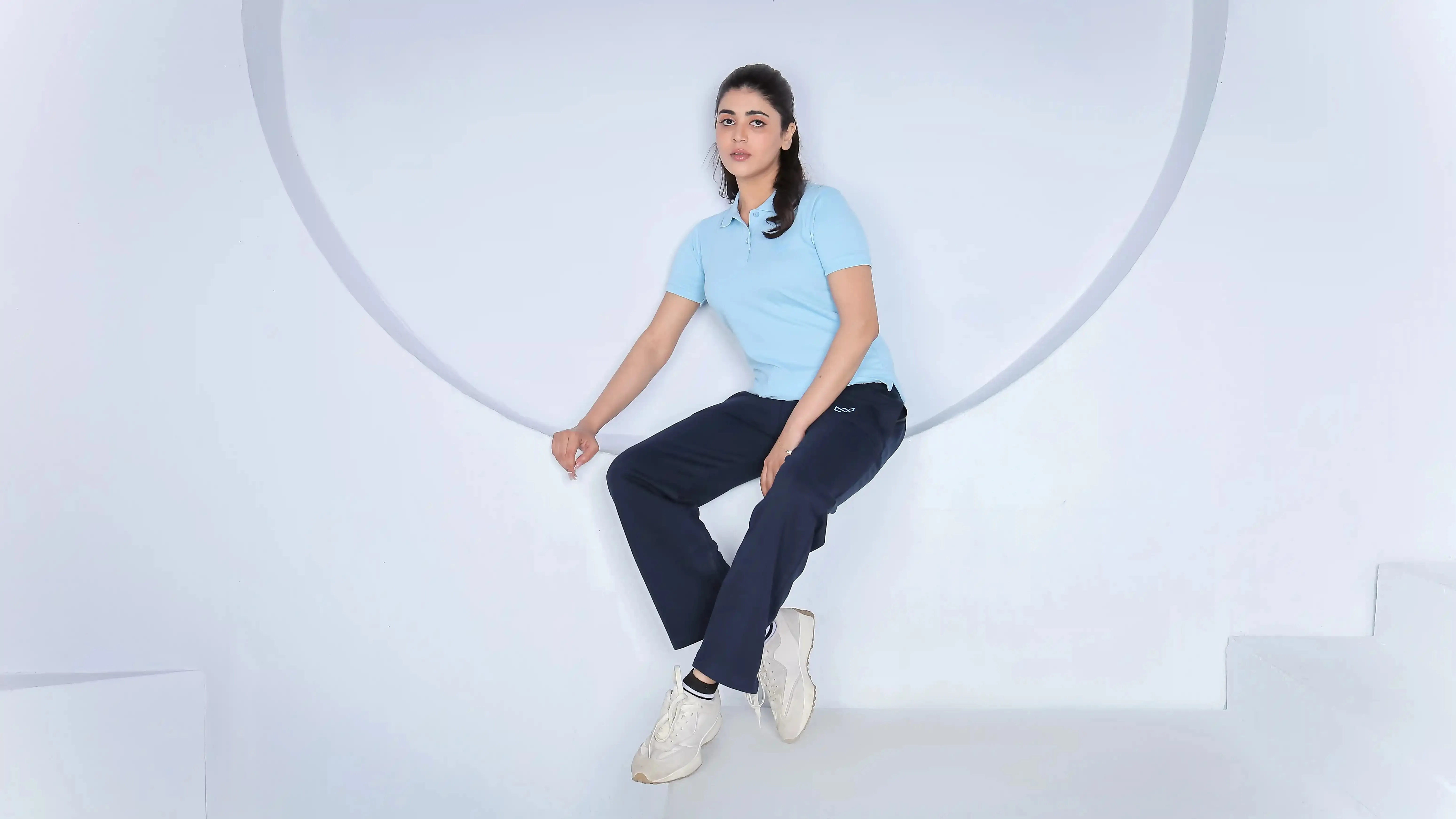 Sky Essence - 100% Cotton Polo Tracksuit