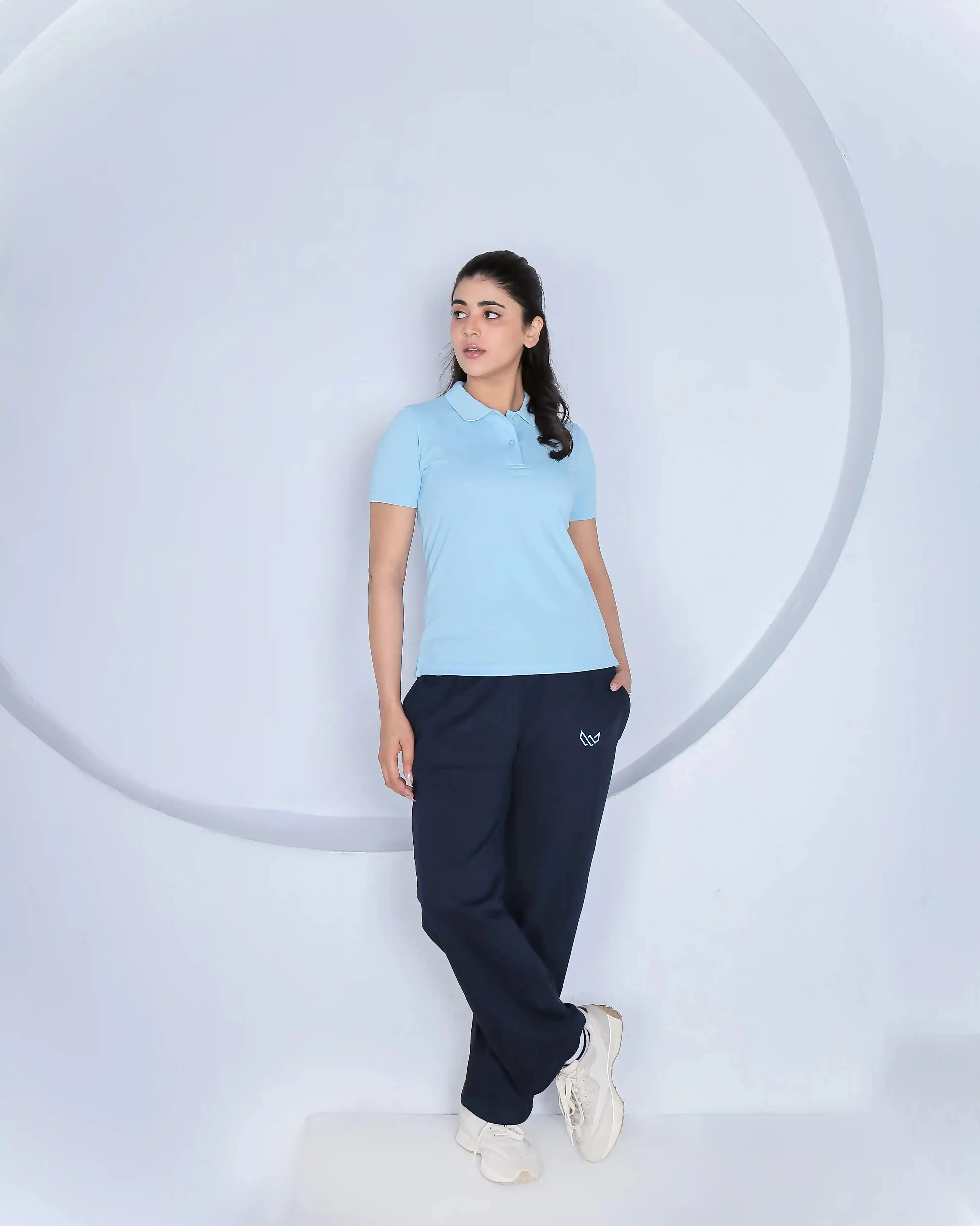 Sky Essence - 100% Cotton Polo Tracksuit