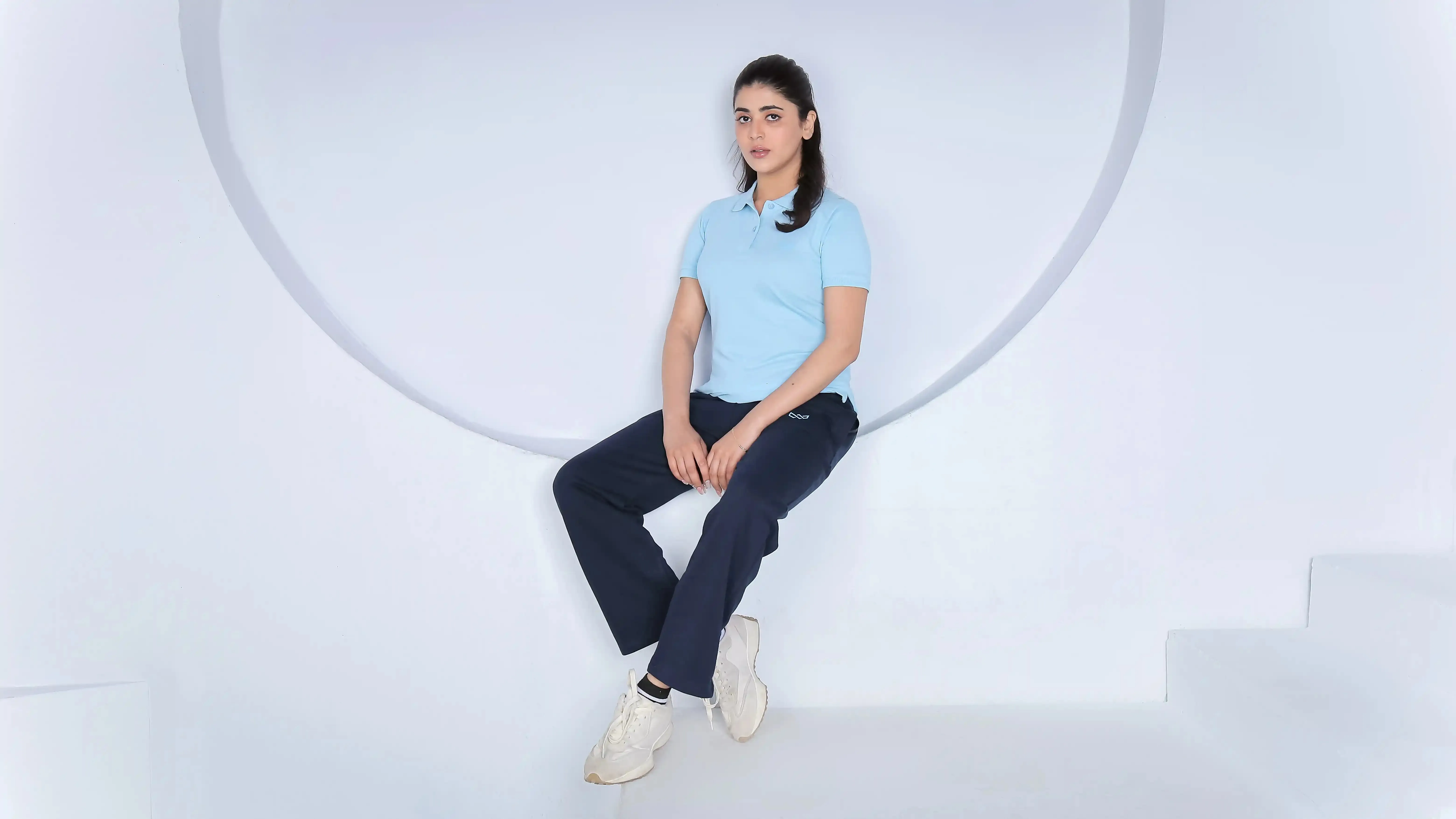 Sky Essence - 100% Cotton Polo Tracksuit