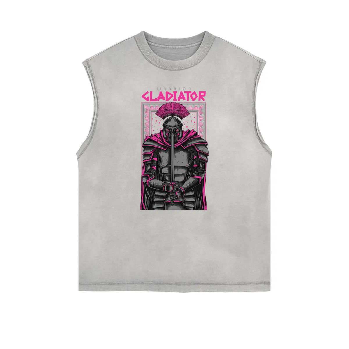 Sleeveless Steampunk Graphic Tee
