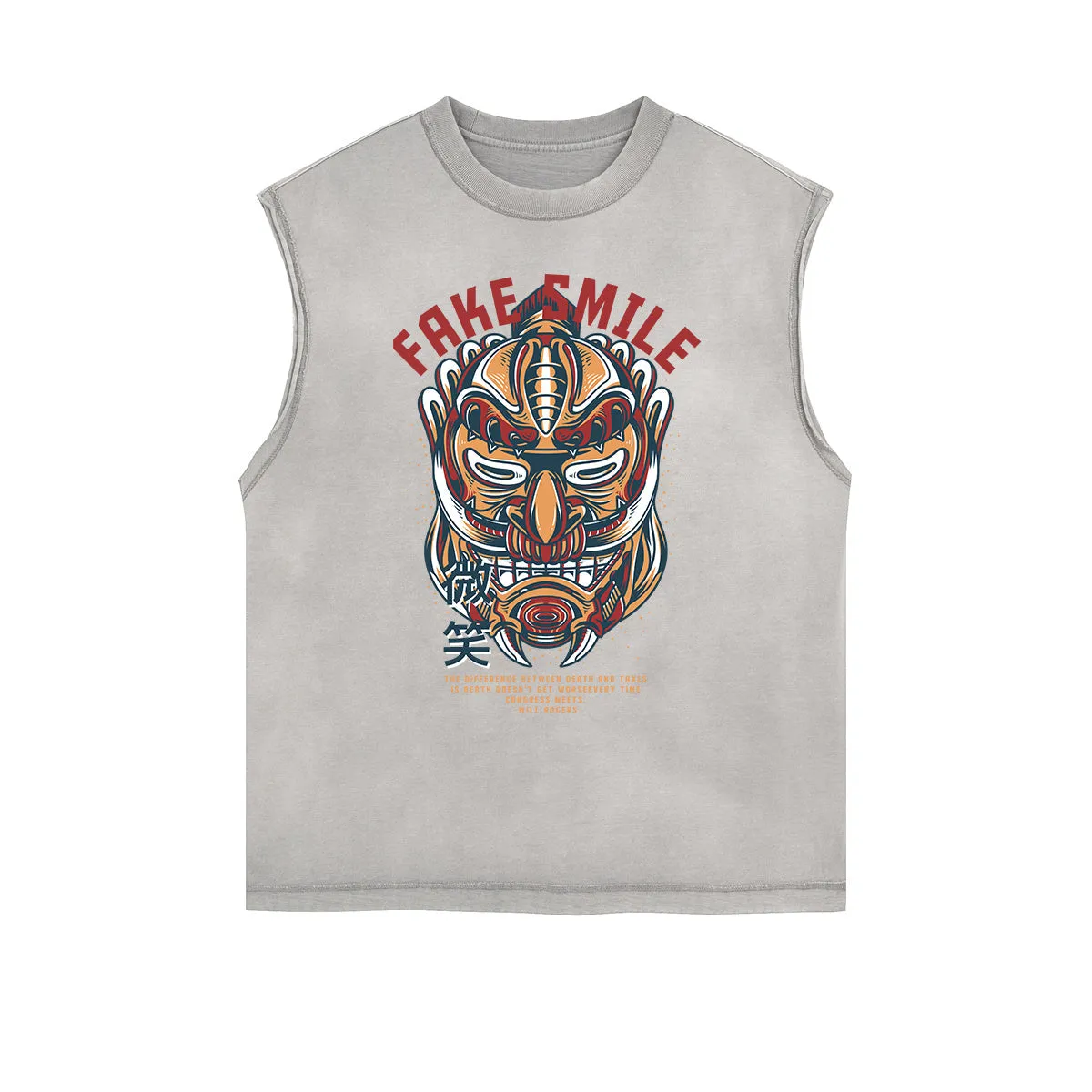 Sleeveless Steampunk Graphic Tee