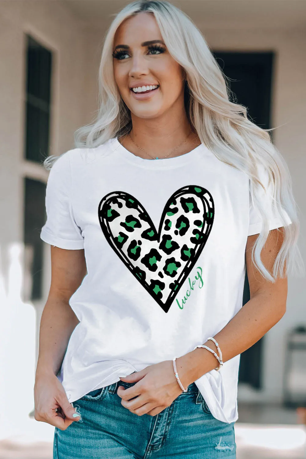Slogan Letter Print Crew Neck Graphic T Shirt