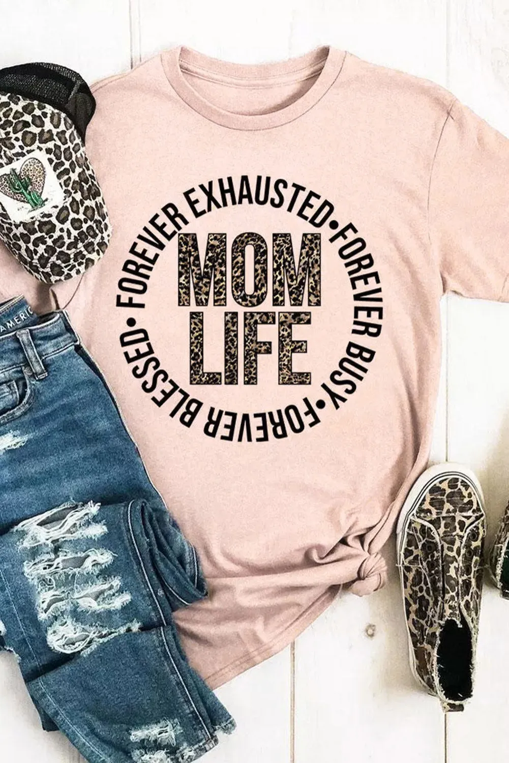Slogan Letter Print Crew Neck Graphic T Shirt