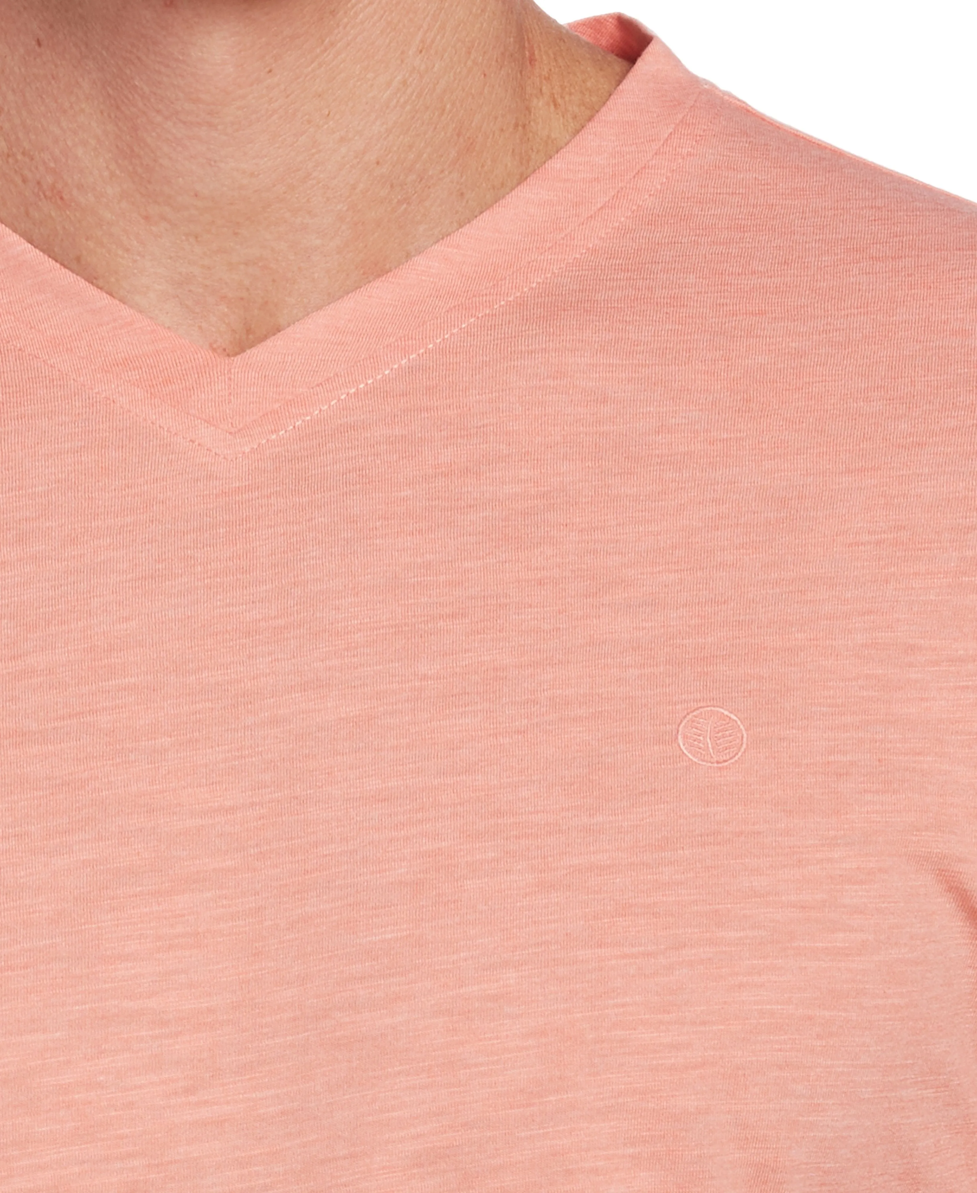 Slub V-Neck Tee
