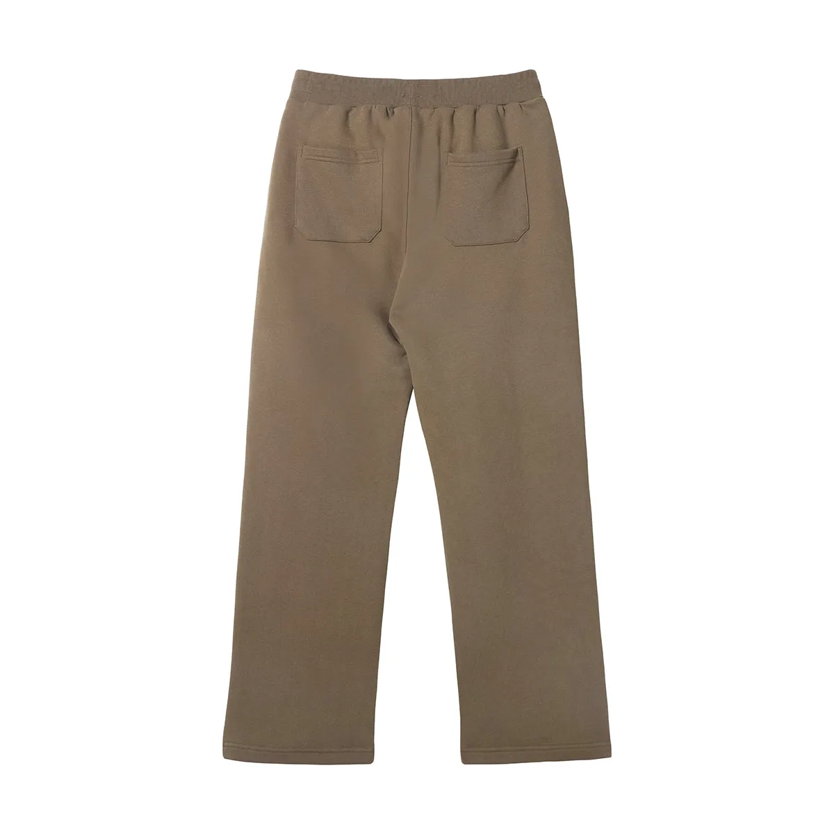 Solid Color Front Seam Baggy Jogger