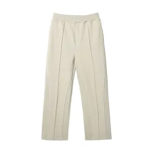 Solid Color Front Seam Baggy Jogger