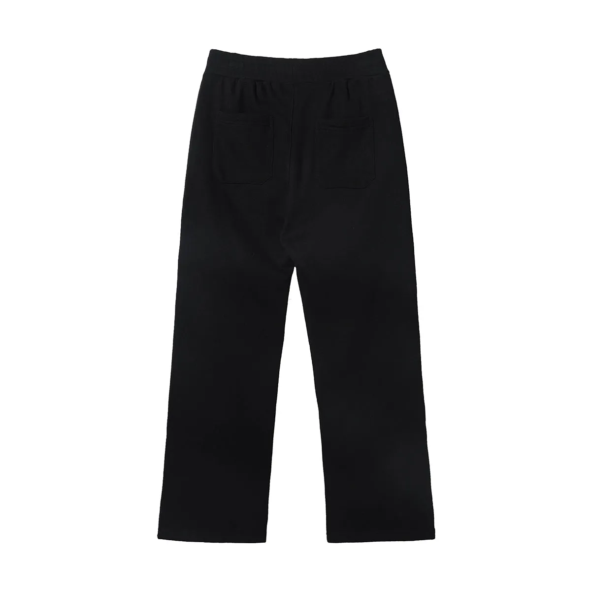 Solid Color Front Seam Baggy Jogger