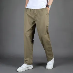 Stefano™ | Men's Loose Fit Solid Color Casual Trousers