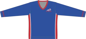 Sublimated L/S V-Neck Tee