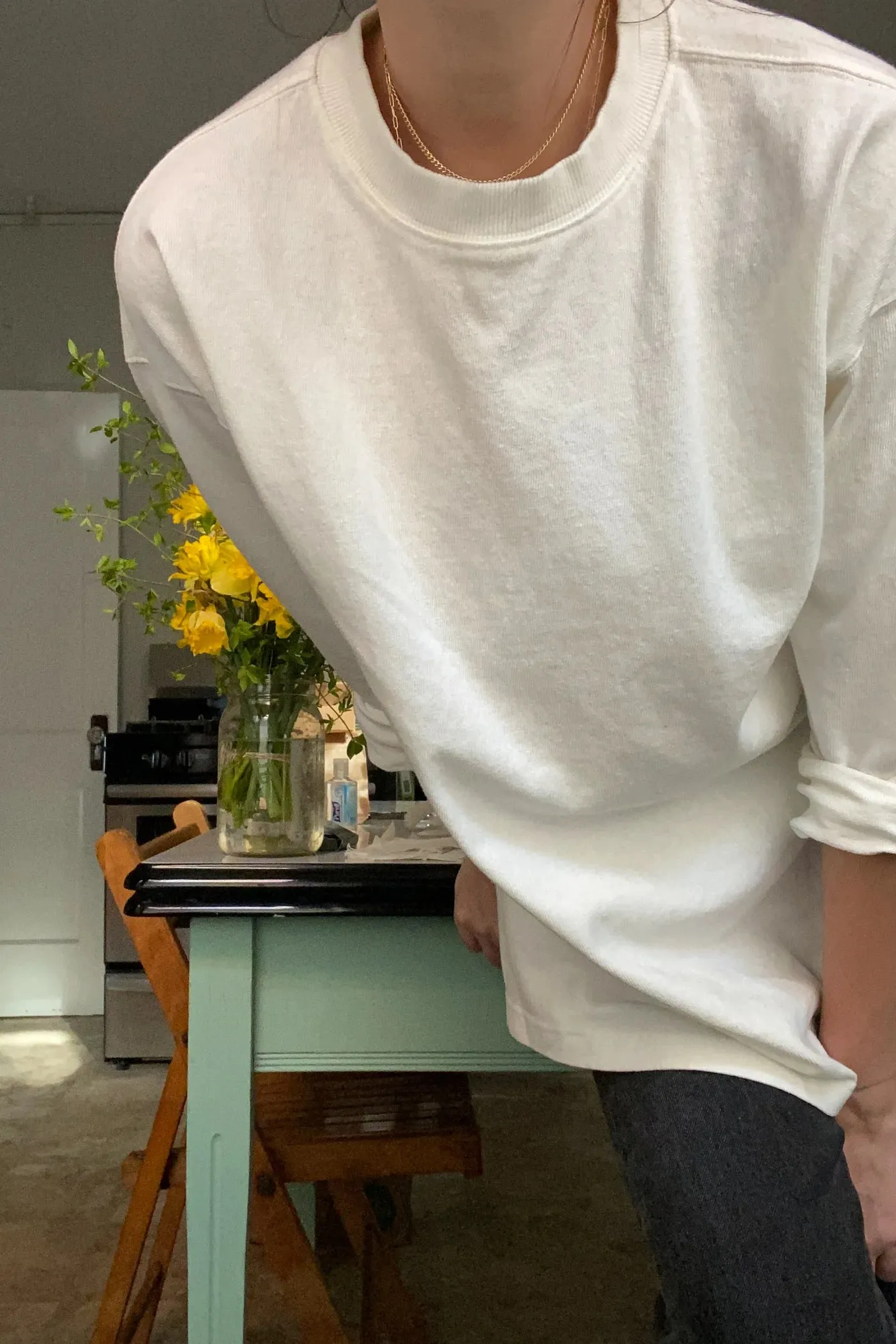 Sunday Tee in White | Le Bon Shoppe