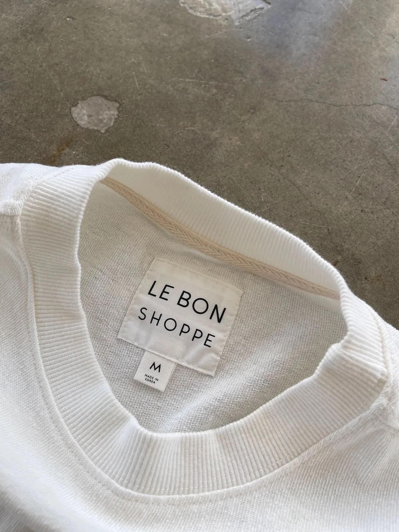Sunday Tee in White | Le Bon Shoppe