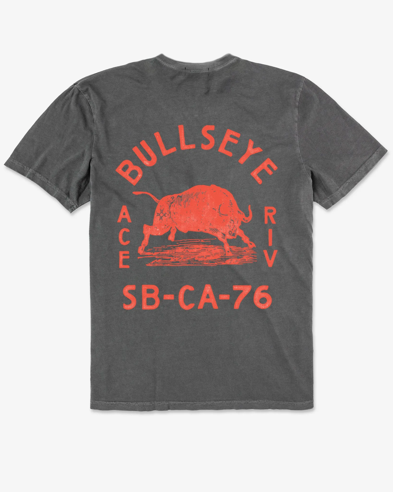 Supima Tee - Crewneck SS - Bullseye Carbon