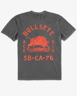 Supima Tee - Crewneck SS - Bullseye Carbon