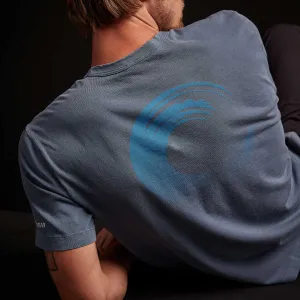 Surf Graphic Pocket Tee - Danube Pigment