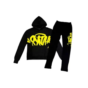 Syna World Team Tracksuit 'Black / Yellow' (2024)