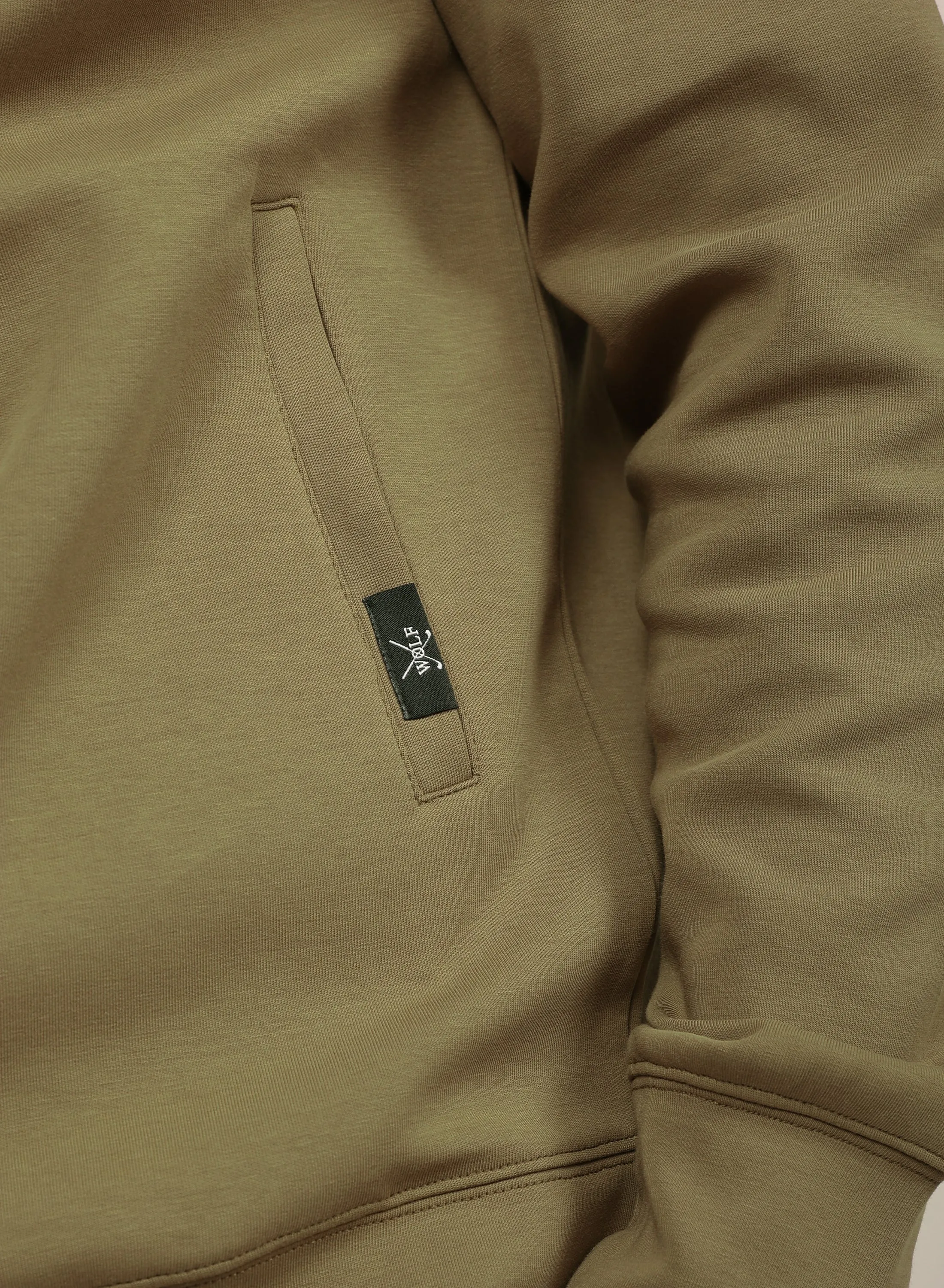 Tech Performance Tracksuit Set in Olive
