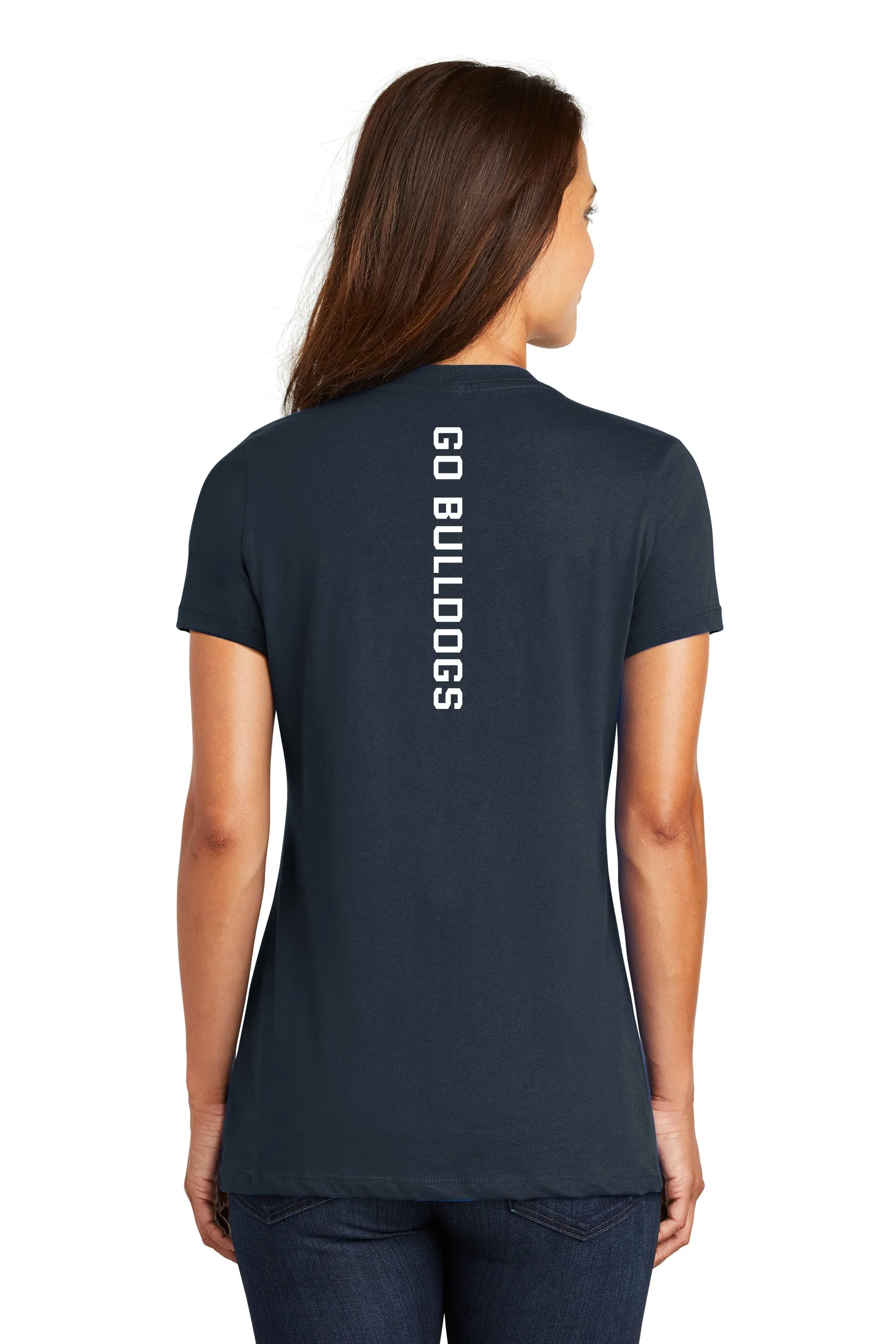 The Citadel Bulldog, Football  Women’s V-Neck Tee Shirt