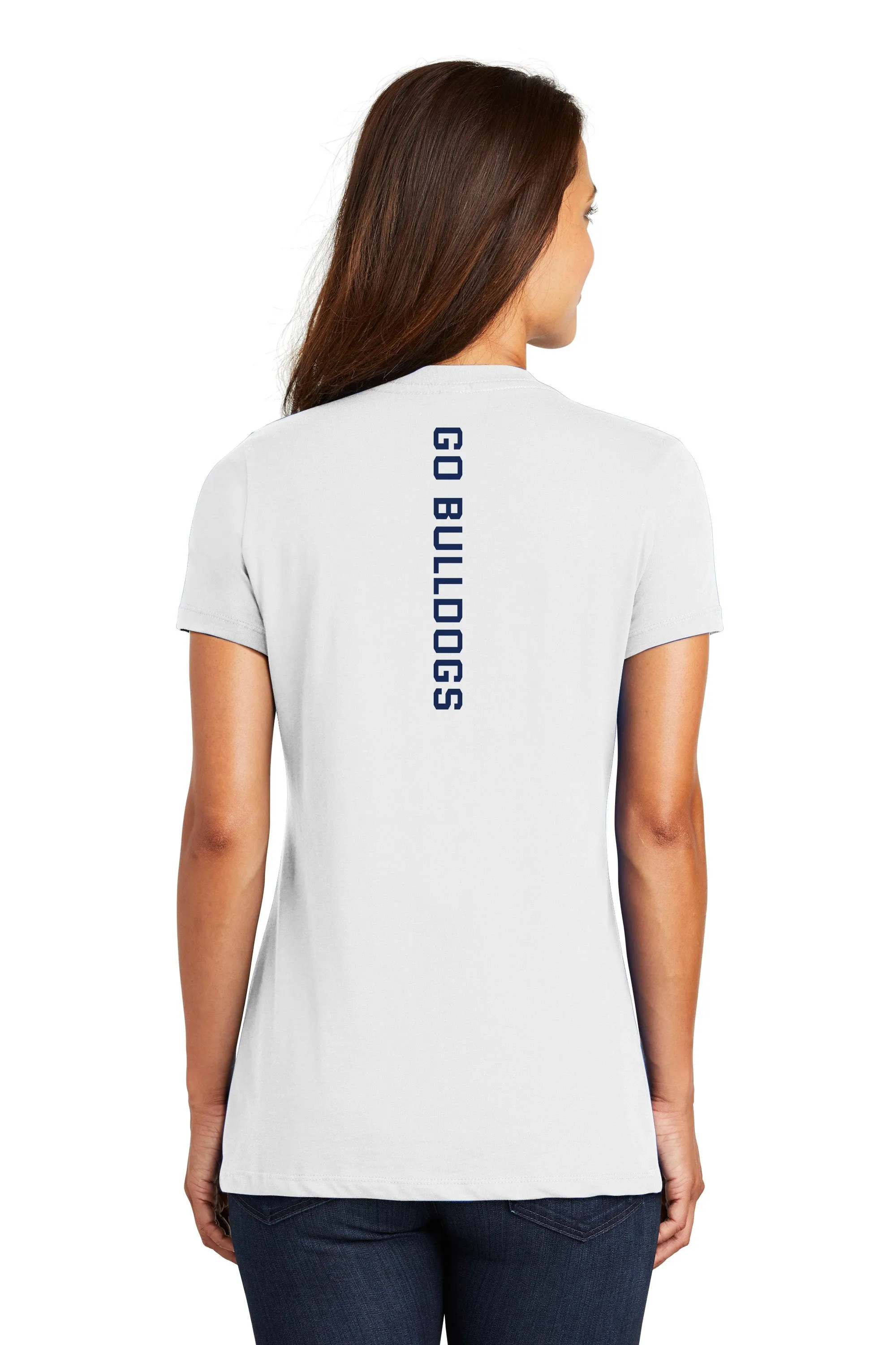 The Citadel Bulldog, Football  Women’s V-Neck Tee Shirt
