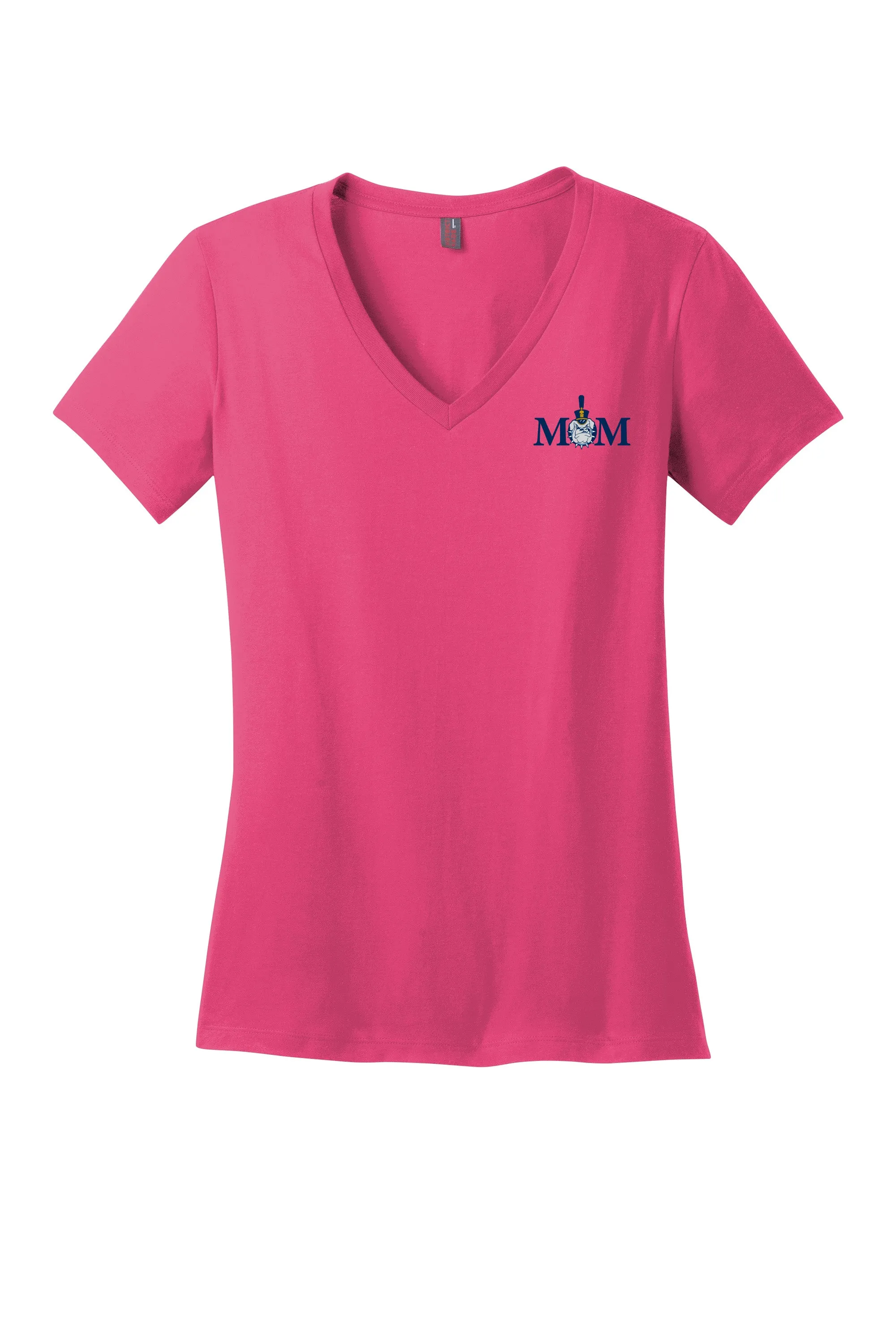 The Citadel, Mom & Spike  Women’s V-Neck Tee Shirt