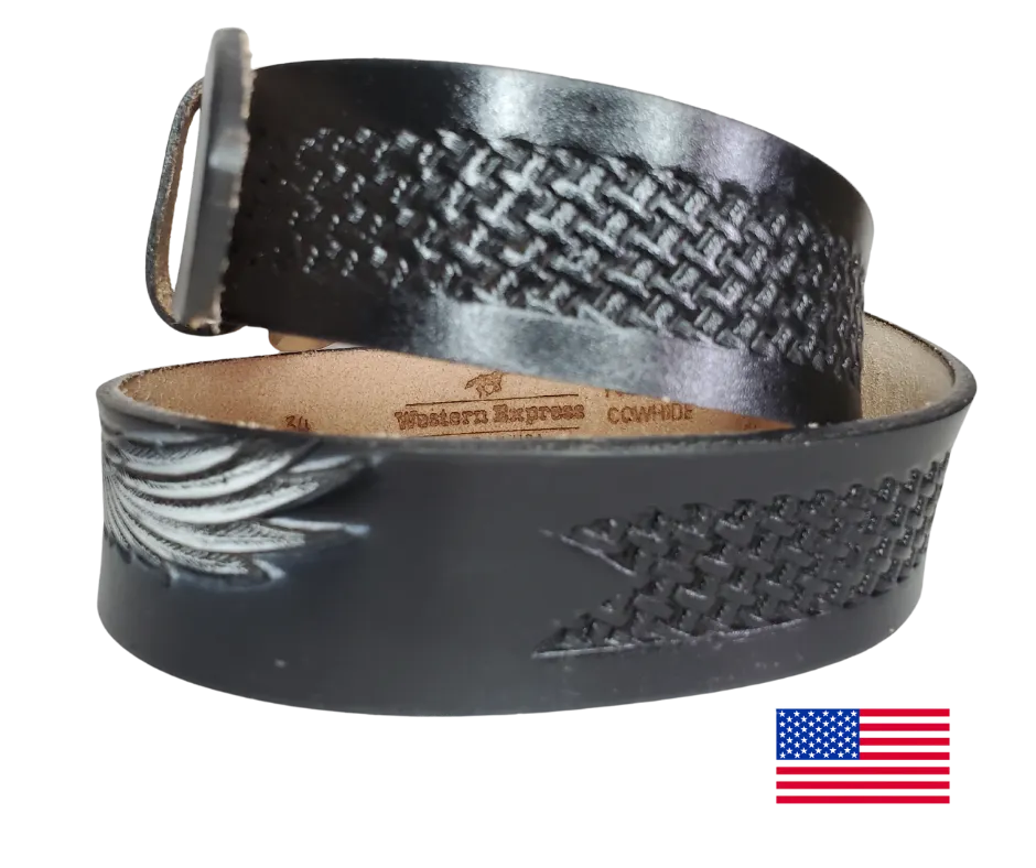 The Flying Eagle Leather Belt -1 left!
