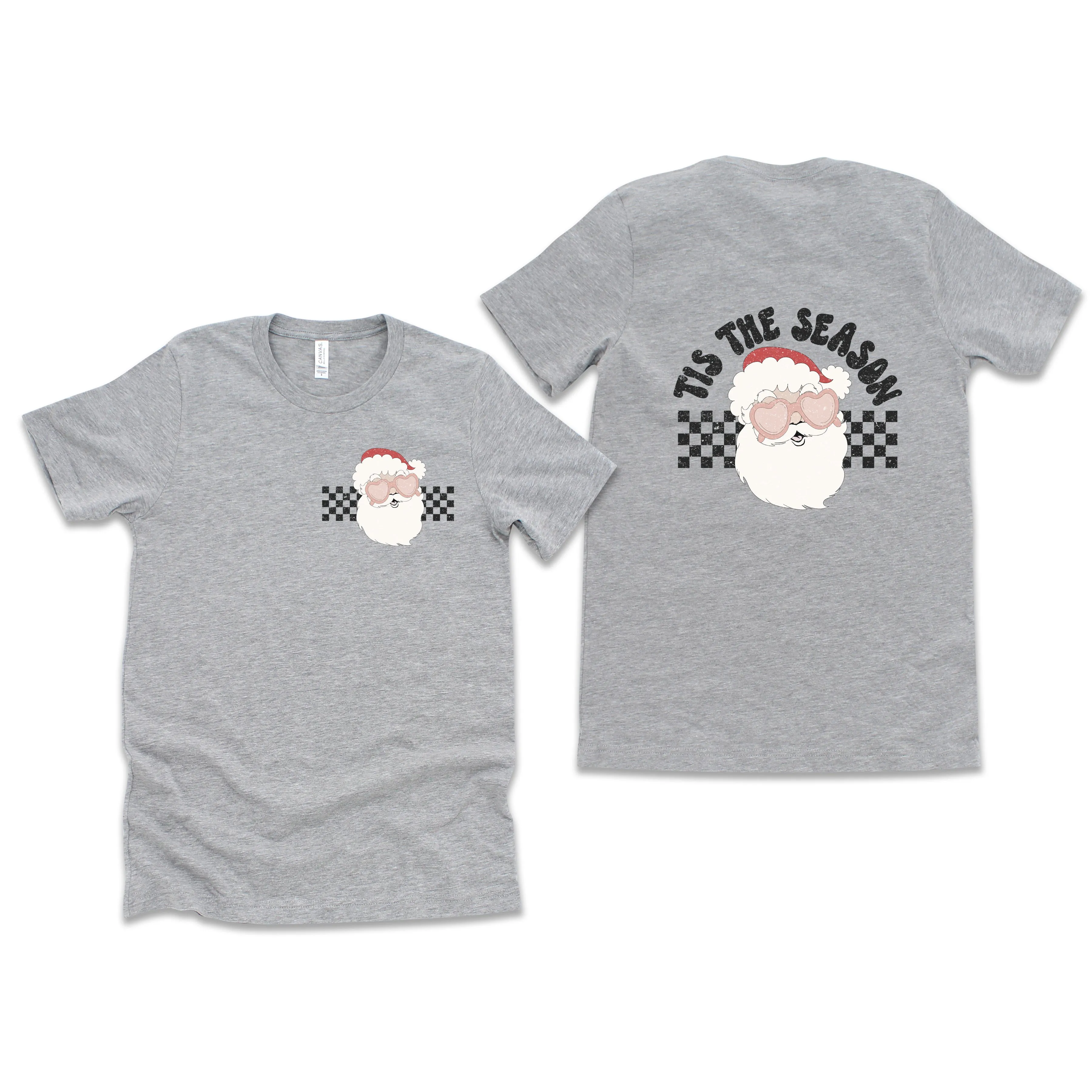 Tis The Season Santa | Short Sleeve Crew Neck | Front And Back Ink