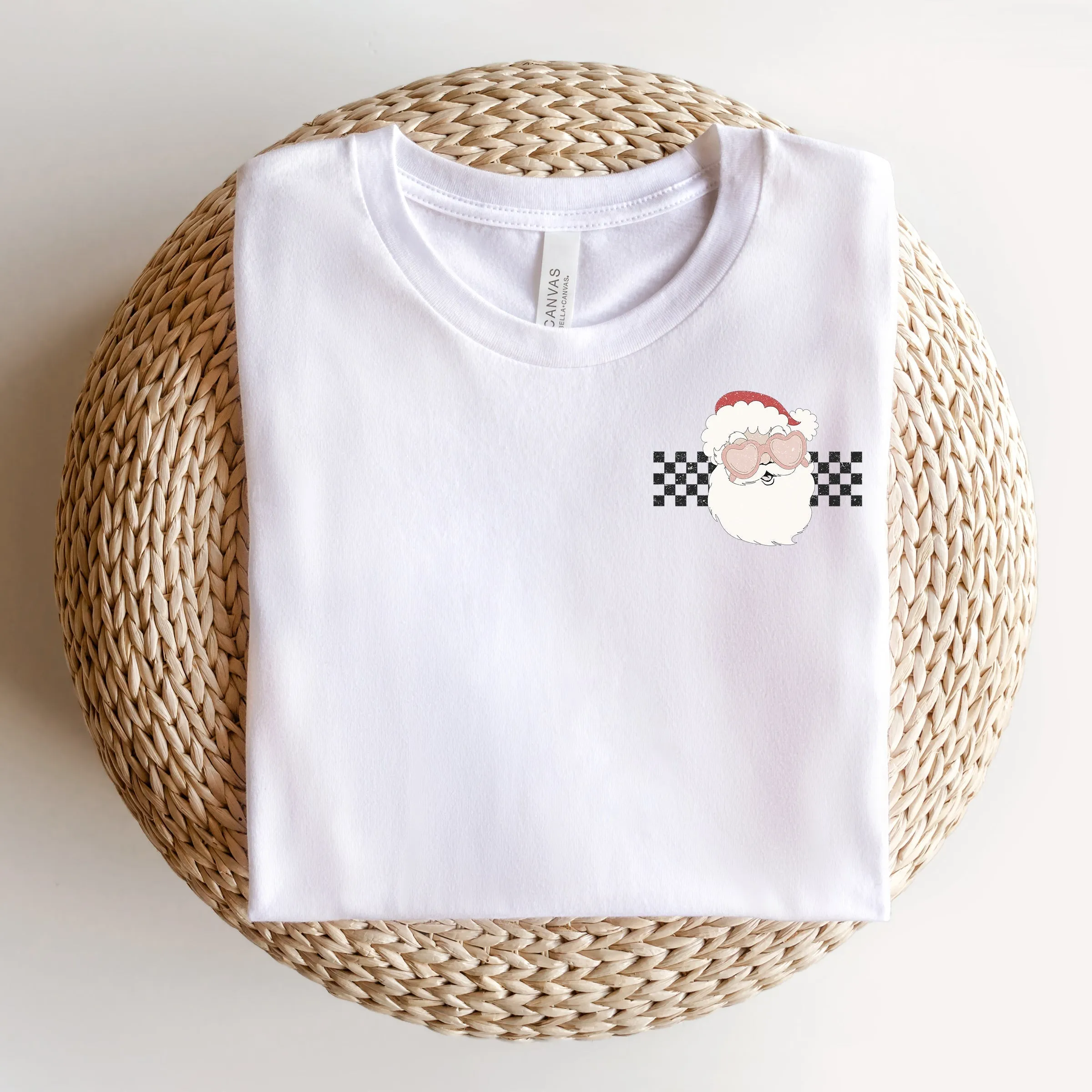 Tis The Season Santa | Short Sleeve Crew Neck | Front And Back Ink