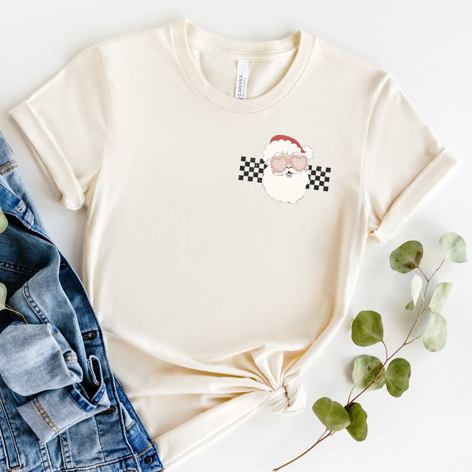 Tis The Season Santa | Short Sleeve Crew Neck | Front And Back Ink