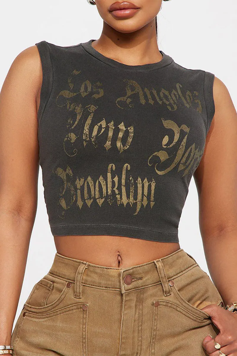 TL0080 Graphic Tank Top