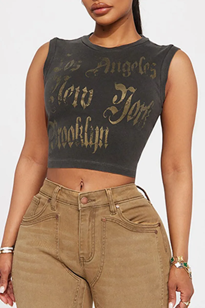 TL0080 Graphic Tank Top