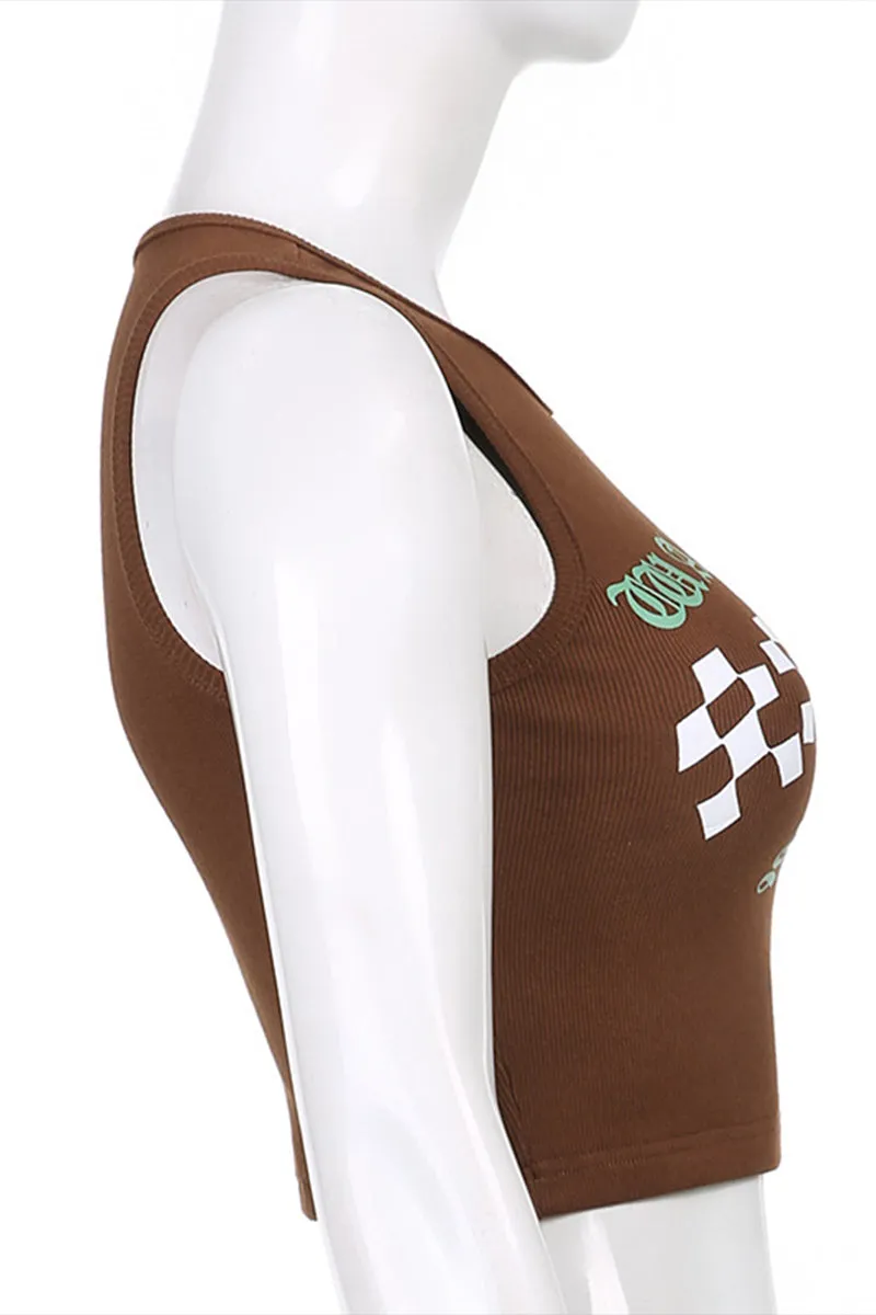TQ3281 Graphic Tank Top