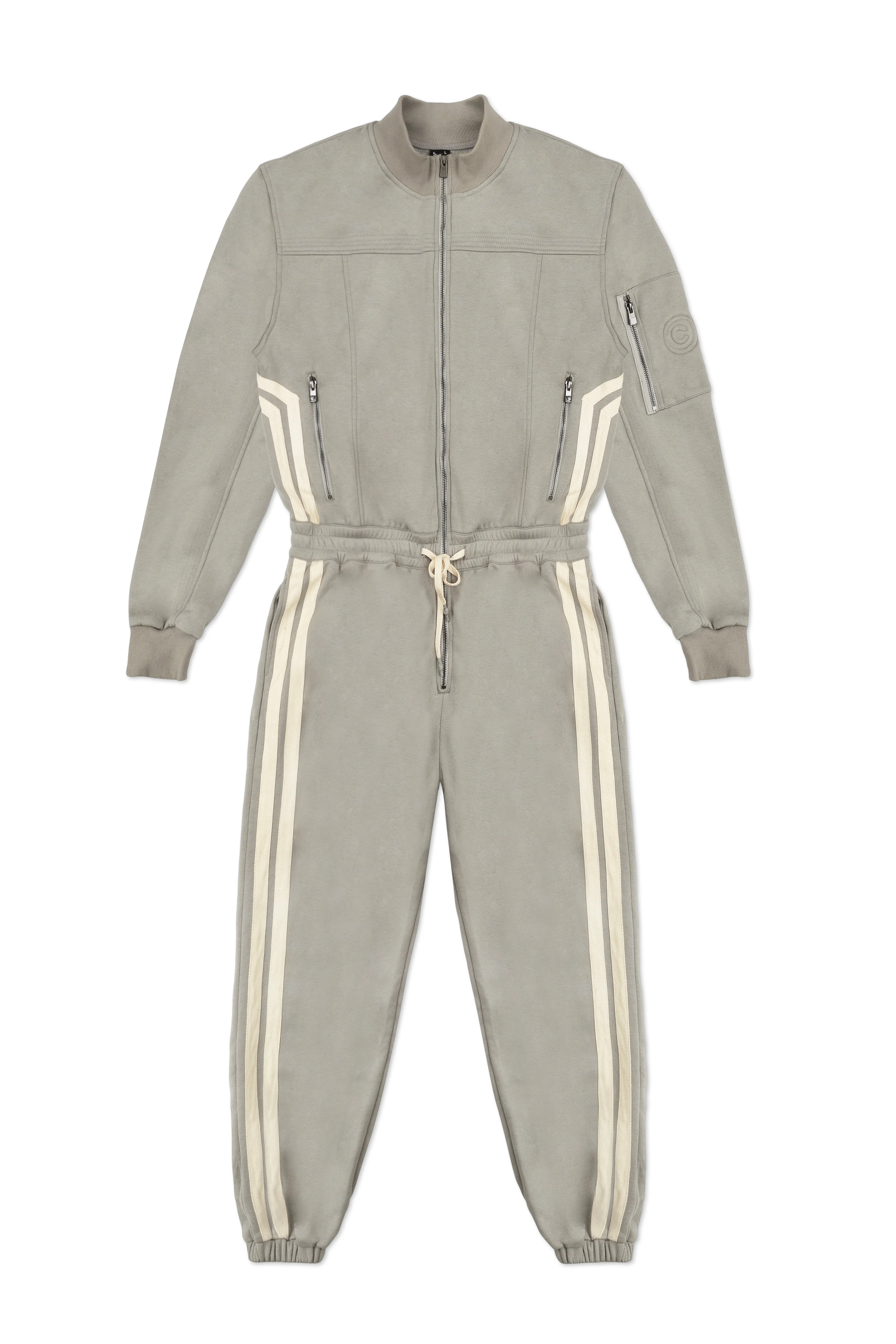 TRACK JUMPSUIT IN ASH
