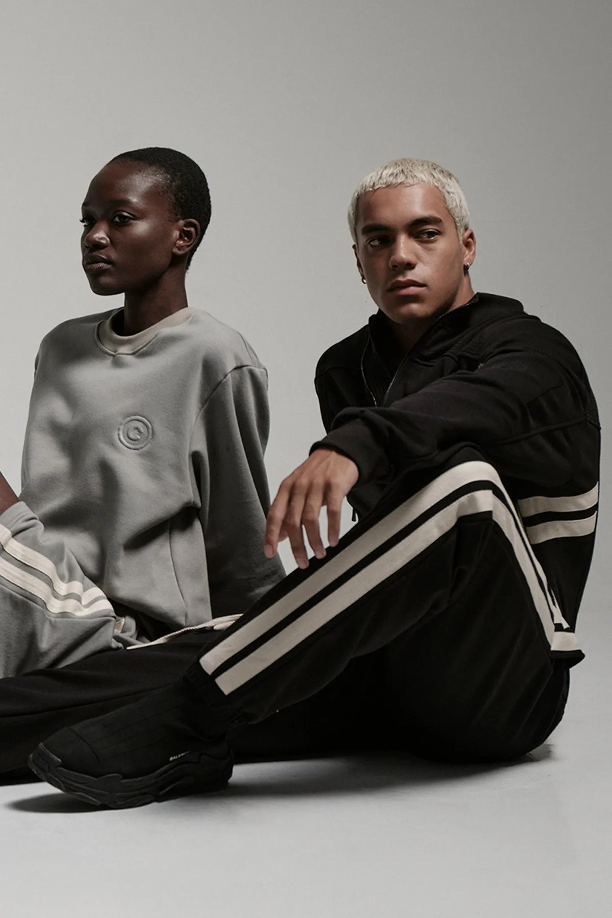 TRACK JUMPSUIT IN ASH