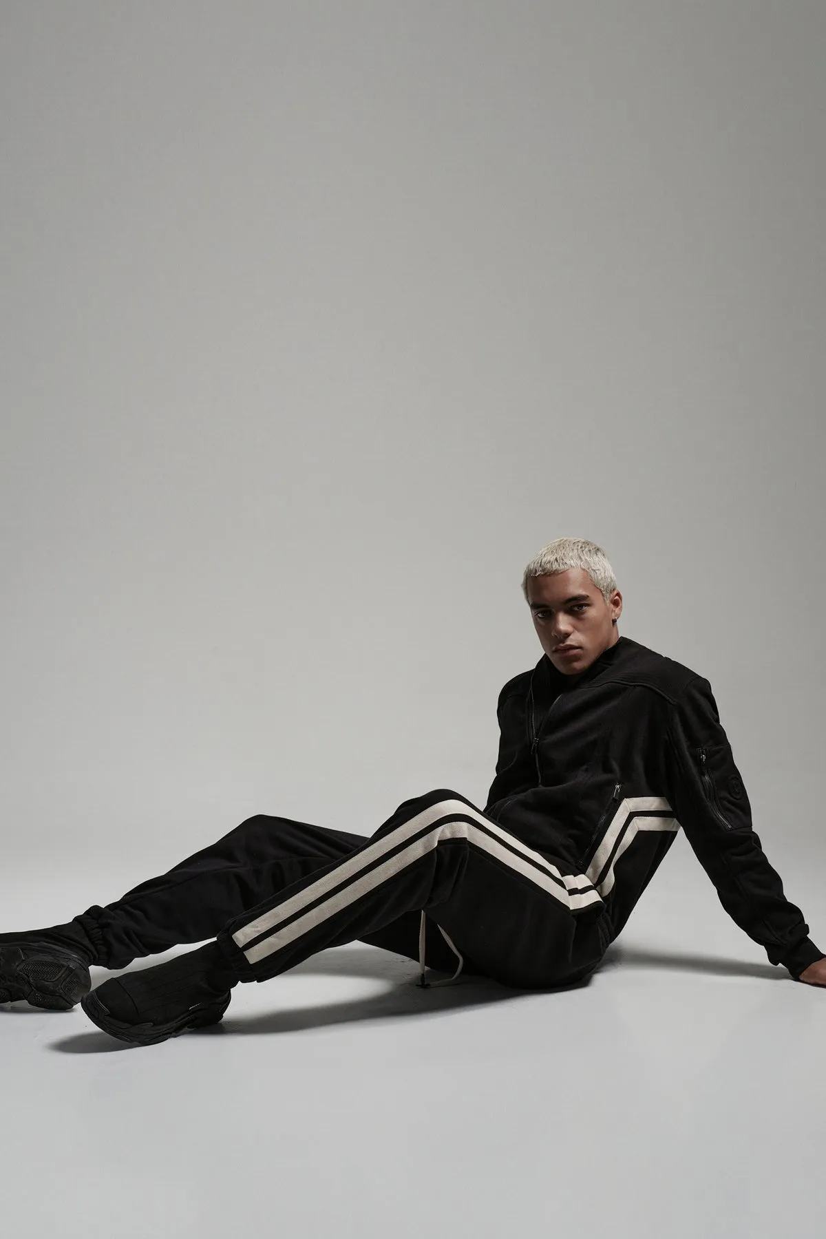 TRACK JUMPSUIT IN ASH