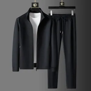 Tracksuit Elite™ | Men's Premium Tracksuit Set | Zip-Up Jacket & Drawstring Pants, Comfortable Fit, Stylish Design