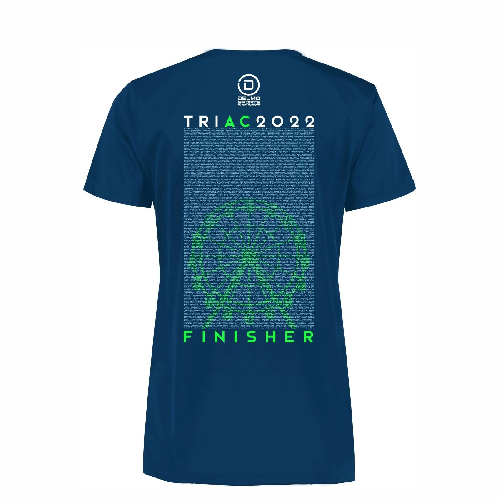 TRI AC Womens Tech V-Neck Tee - Navy - Names 2022