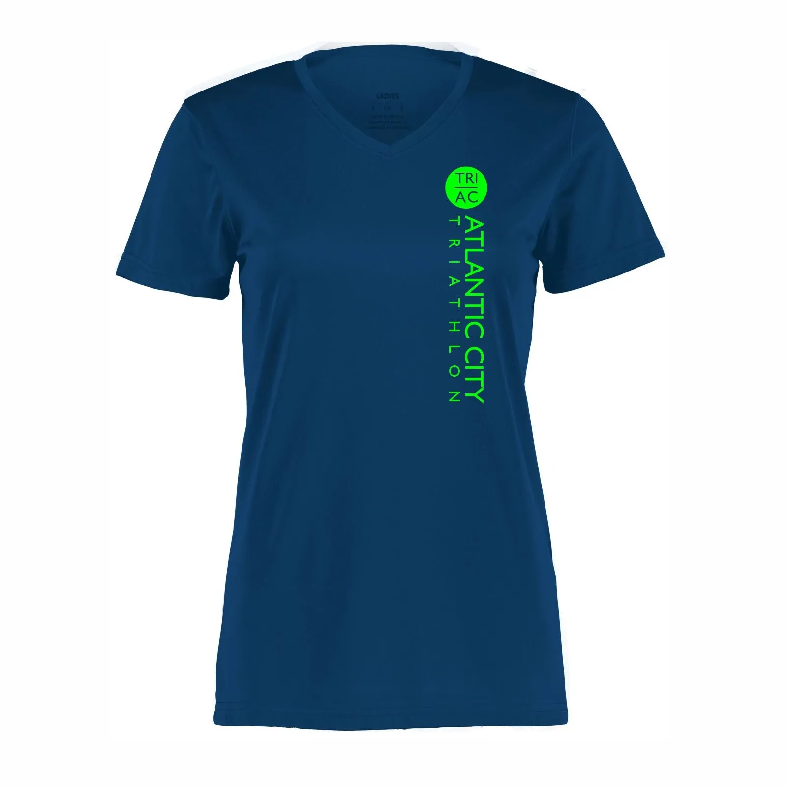 TRI AC Womens Tech V-Neck Tee - Navy - Names 2022