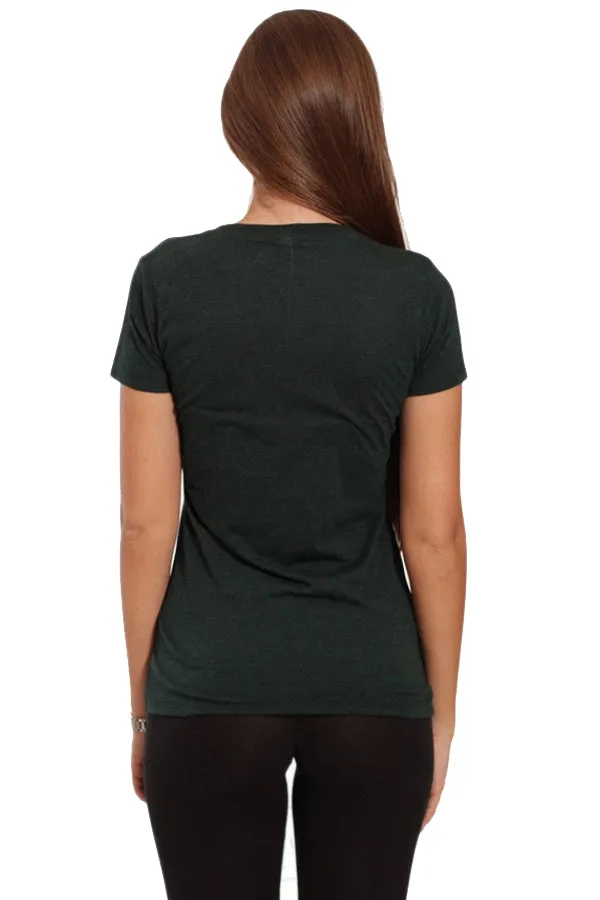 Triblend Deep V-Neck