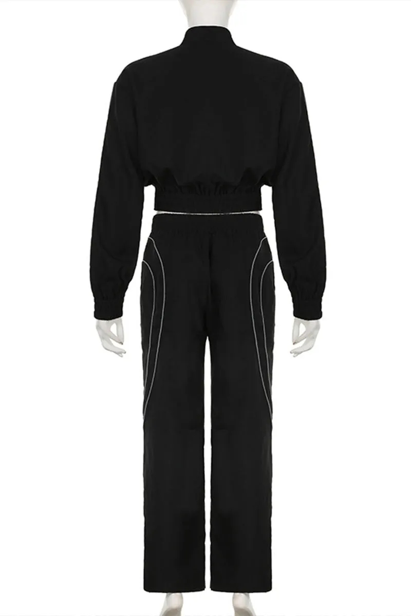 UK0710 Jacket and Pants Tracksuit Set