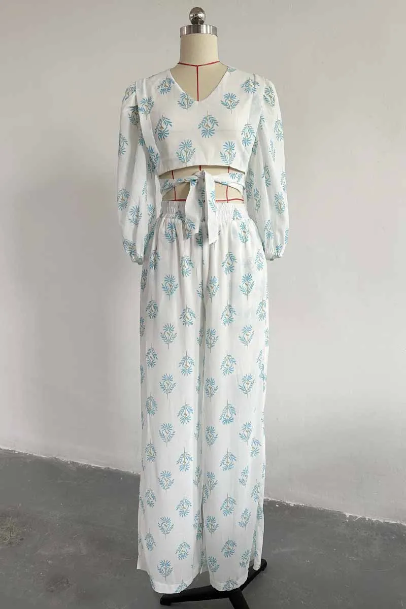 UNY40128 Printed Long Sleeves & Pants Set
