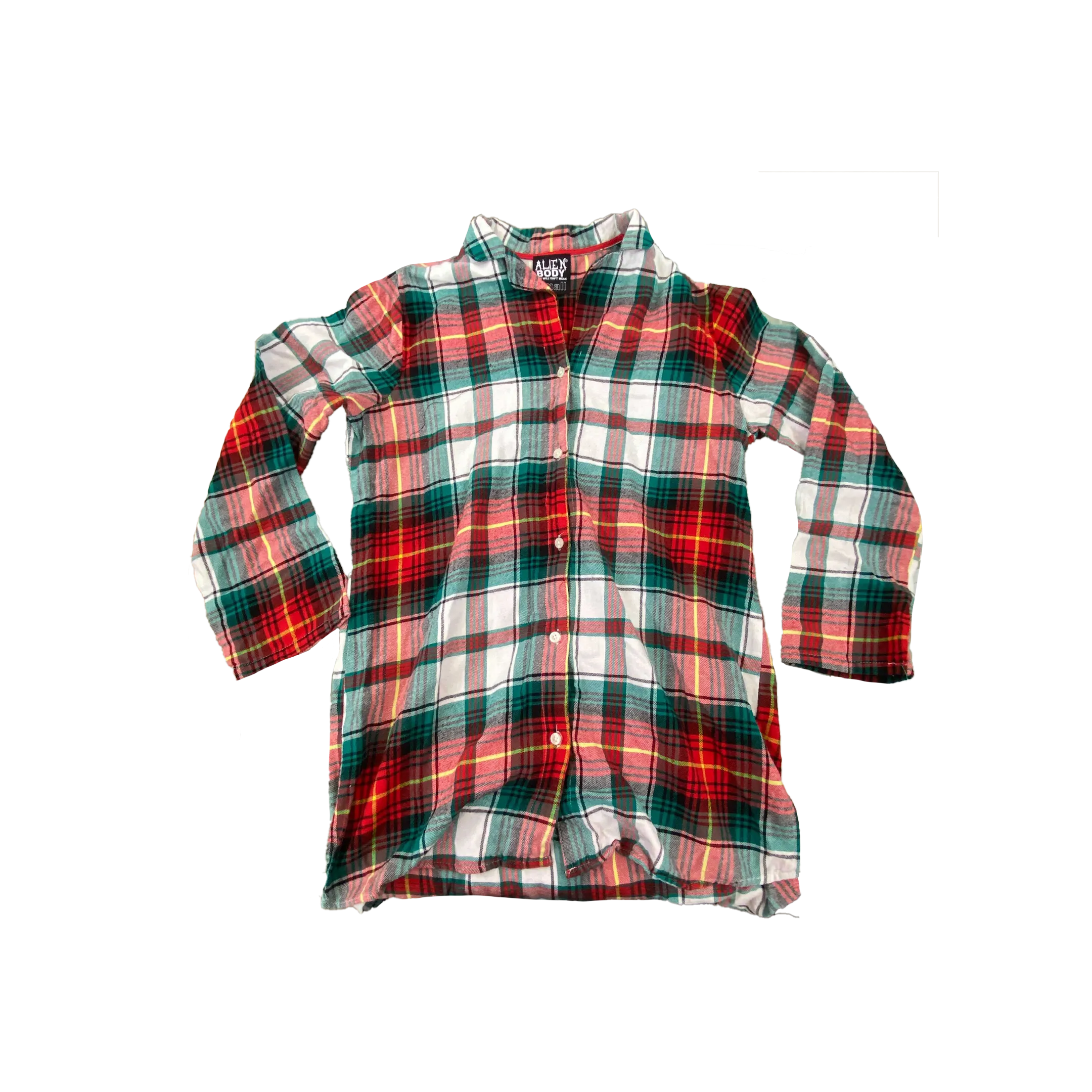 Upcycled Series - Flannel (Green/Red)