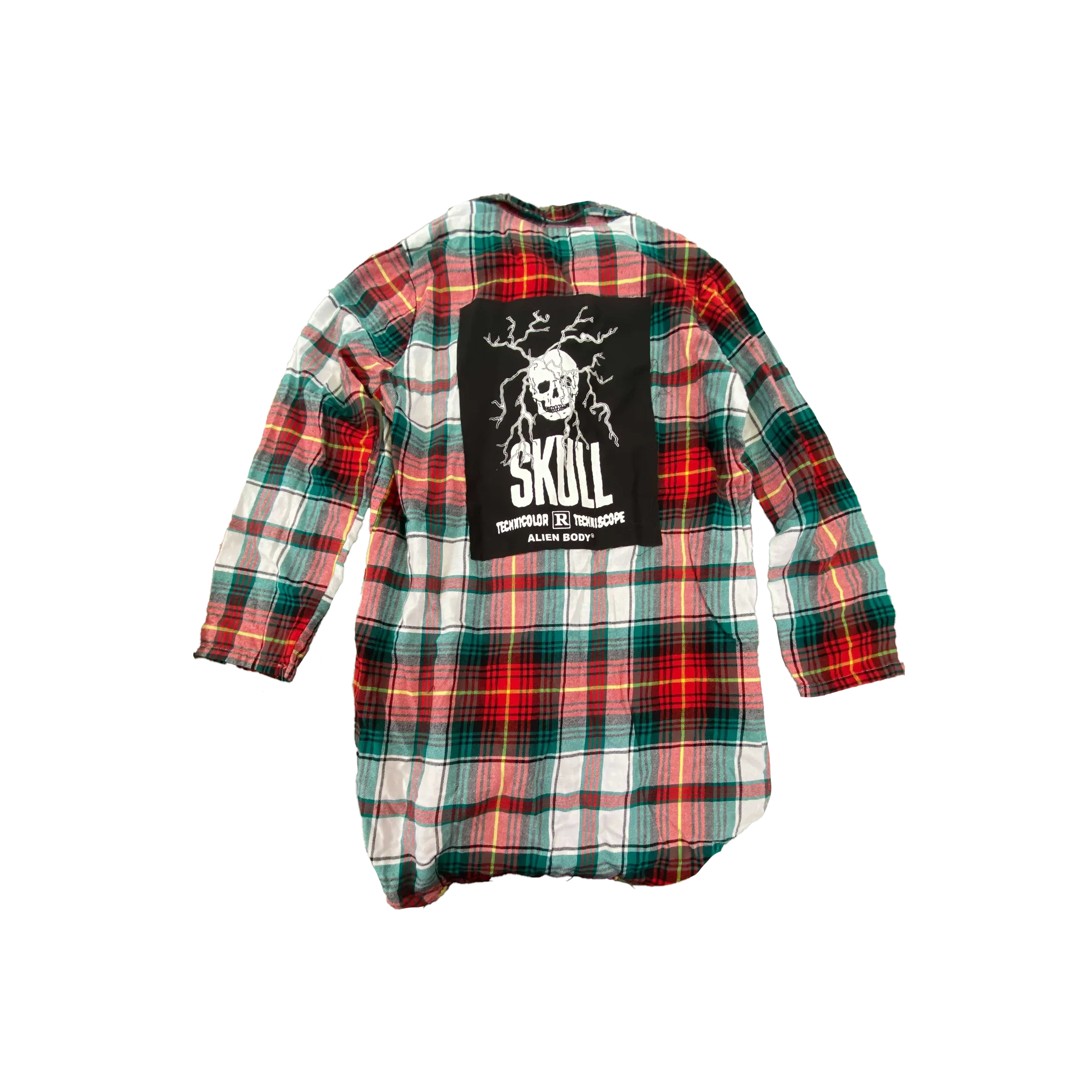 Upcycled Series - Flannel (Green/Red)