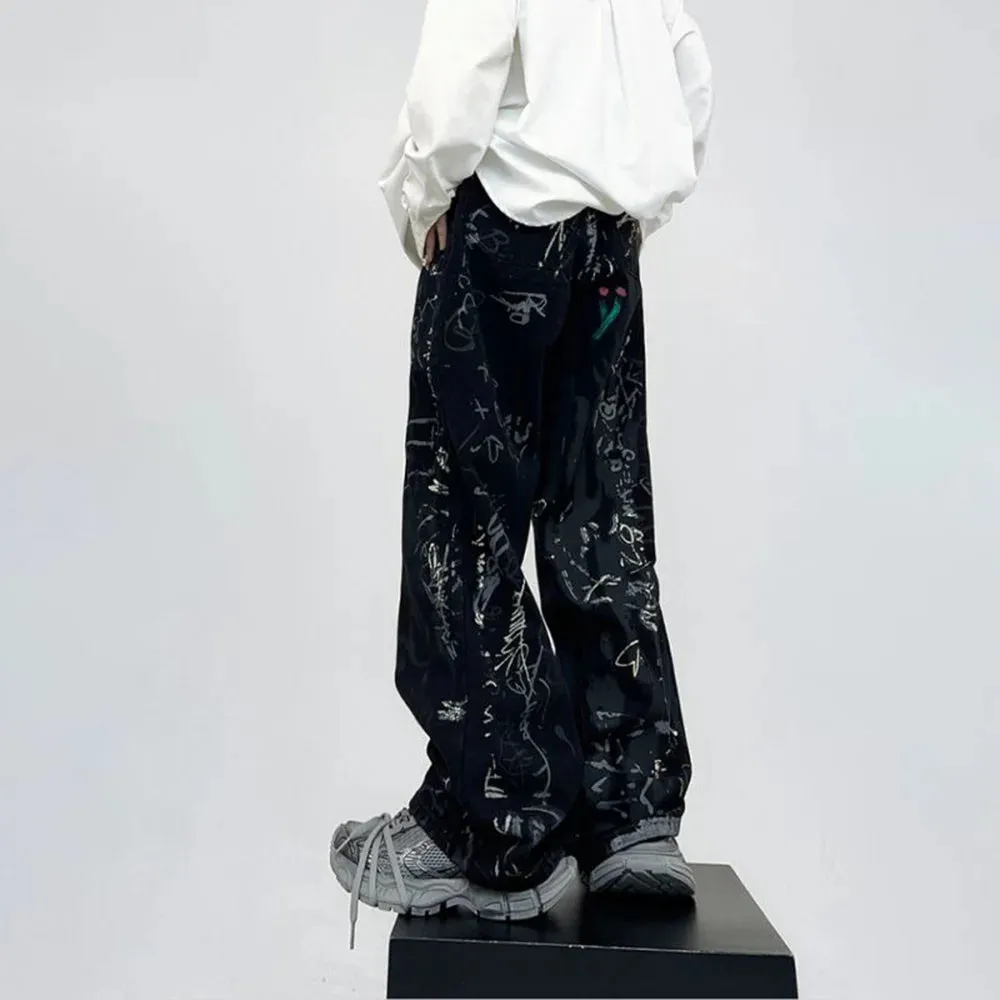 UrbanEdge StreetVibe Graffiti Jeans